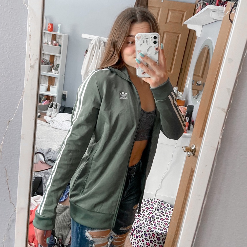 adidas zip up